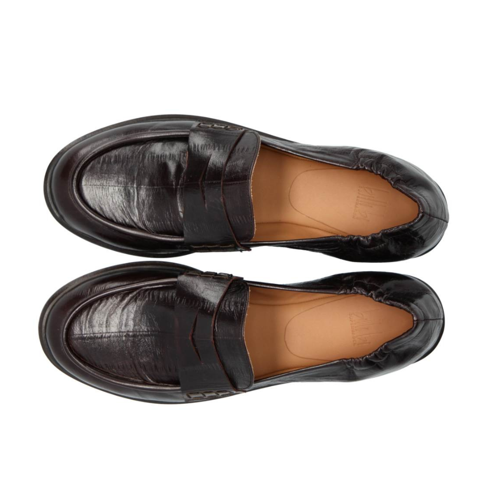 B1366 Loafers - Mogano eel naplack 226